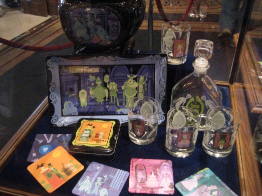 Shag's Haunted Mansion appetizer tray, decanter, glasses and coaster set