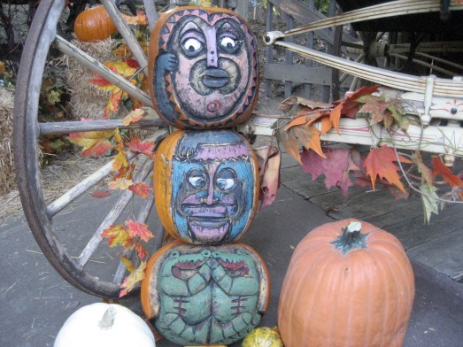 Enchanted Tiki Room pumpkins