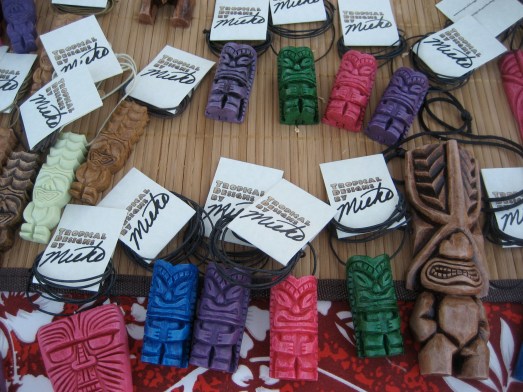 Tiki pendants from Tropical Designs by Mieko Tiki pendants from Tropical Designs by Mieko